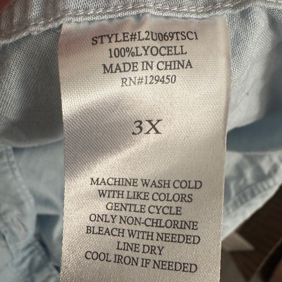 Como Vintage Light Blue Button Down Shirt - Picture 7 of 8